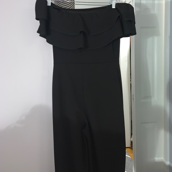 Ready To Ruffle Jumpsuit - Black - Picture 5 of 5